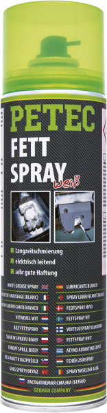 Petec Fettspray, weiß, 500ml