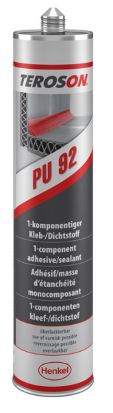 Teroson PU 92 weiß, 310ml, Polyurethan Kleb-/Dichtstoff