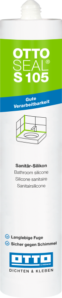 OTTOSEAL S 105 Sanitär-Silikon, sanitärgrau (C18), 310ml