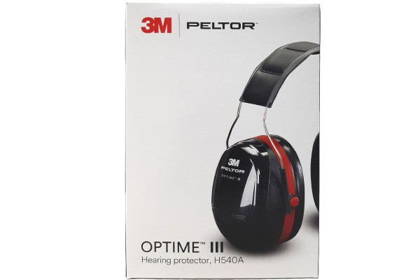 3M Peltor Optime III H540A Rot