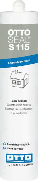 OTTOSEAL S 115 Bau-Silikon, schwarz (C04), 310ml