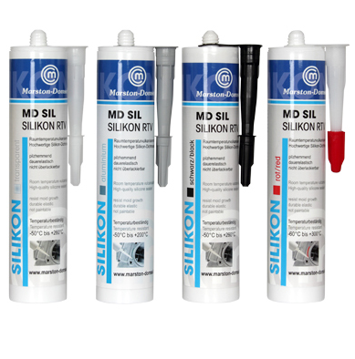 MD SIL Silikondichtmasse rot, 200ml Automatik