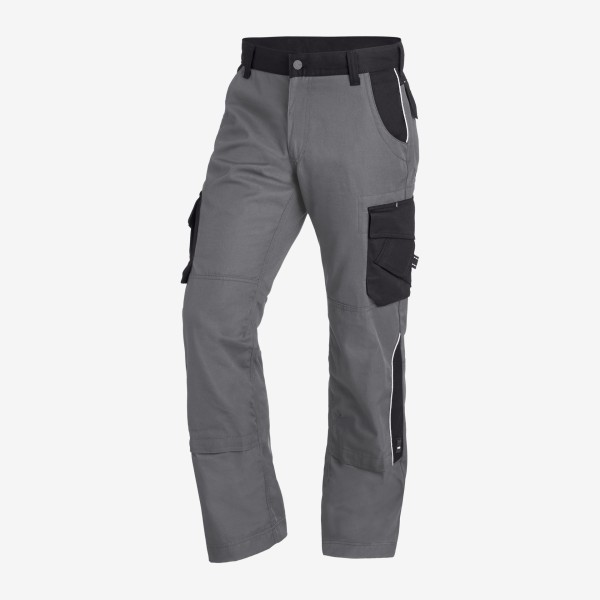 130430-1120 FHB Bundhose Bruno grau/schwarz Gr.48