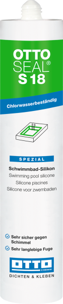 OTTOSEAL S 18 Schwimmbad-Silikon, weiß (C01), 310ml