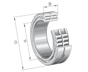 Zylinderrollenlager SL014914A INA