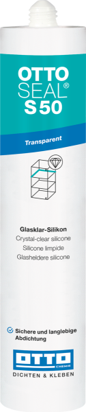 OTTOSEAL S 50 Glasklar-Silikon, glasklar (C30), 310ml