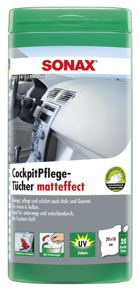 CockpitPflegeTücher Matteffect Box