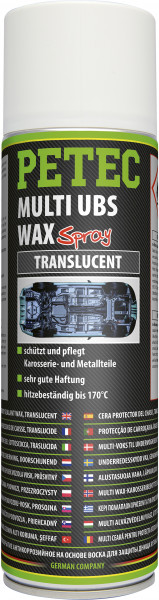 Petec Multi UBS Wax translucent