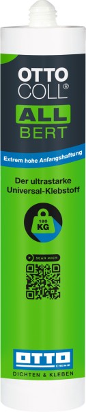 OTTOCOLL ALLBERT (M 551) Hybrid-Polymer-Klebstoff, grau (C02), 290ml