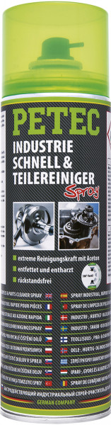 Petec Industrie-, Schnell- & Teilereiniger Spray, Aceton, 500ml 