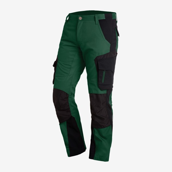 FHB Bundhose Florian 125100/2520, grün schwarz, Gr.46